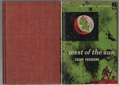 West of the Sun Edgar Pangborn 1953 Doubleday Science Fiction 1st ed. in Jacket