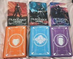 SIGNED The Murderbot Diaries Broken Binding Exclusive Set by Martha Wells