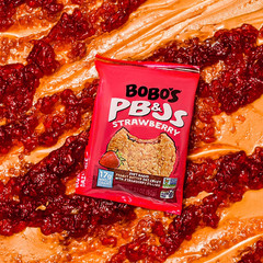 Pb&Js, Peanut Butter Oat Crust with Strawberry Filling, 5 Pack of 2.1Oz Oat Snac