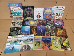 Lot of 10 Science Nature Experiment Animal Educational Learn Kid Child Books MIX