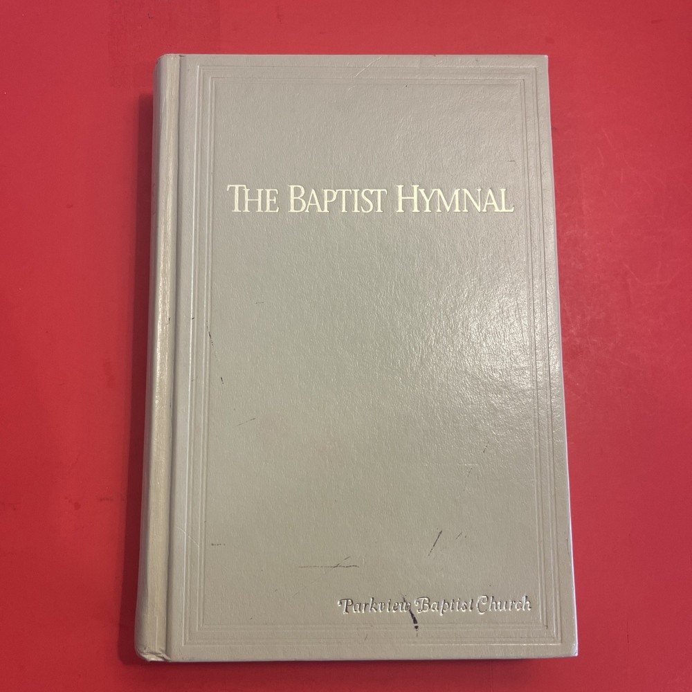 The Baptist Hymnal 1991 Convention Press White Gold Hard Cover Piano Pew Book