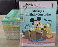 Mickey’s Young Readers Library Volume 1-19 Complete Set Books 1990 Vintage