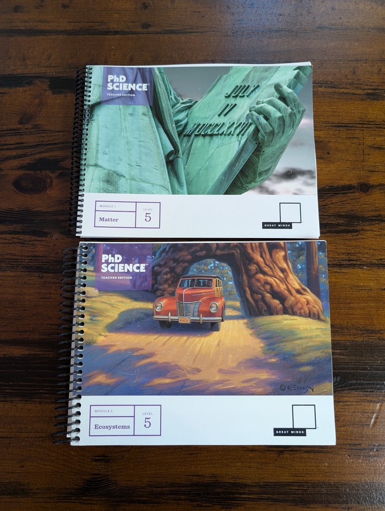 PhD Science: GREAT MINDS Level 5 Modules 1 & 2 Teacher Editions, HS Curriculum