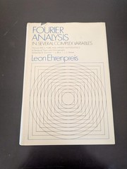 Fourier Analysis In Several Complex Variables Leon Ehrenpreis 1970 1st printing