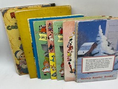 Lot Of 8 Children’s Books Raggedy Ann Popeye Santa’s Toy Shop