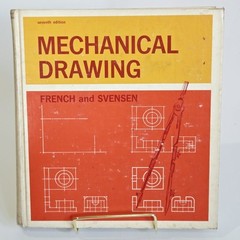 Mechanical Drawing by French Svensen 7th Edition 1957 Hardcover School Rental