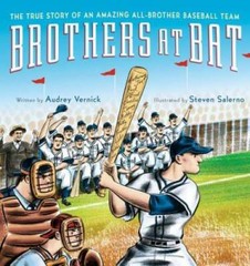 Brothers at Bat: The True Story of an Amazing All-Brother Baseball Team – GOOD