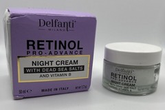 Delfanti Retinol Pro Advance Night Cream W/ Dead Sea Salt – 1.7 oz