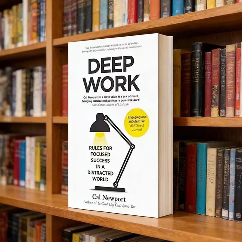Deep Work By Cal Newport Rules For Focused Success in a Distracted World Novel P