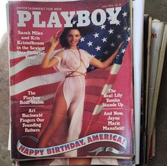 Playboy Magazine July 1976 Happy Birthday America Issue Illustrated Celebrity