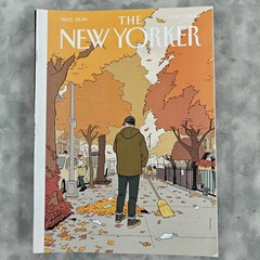 The New Yorker Nov 7 2022 Magazine Fall Sweep Adrian Tomine No Label