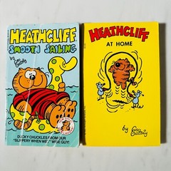 Heathcliff Vintage of 2 Paperback Books – Smooth Sailing – At Home – Geo Gately