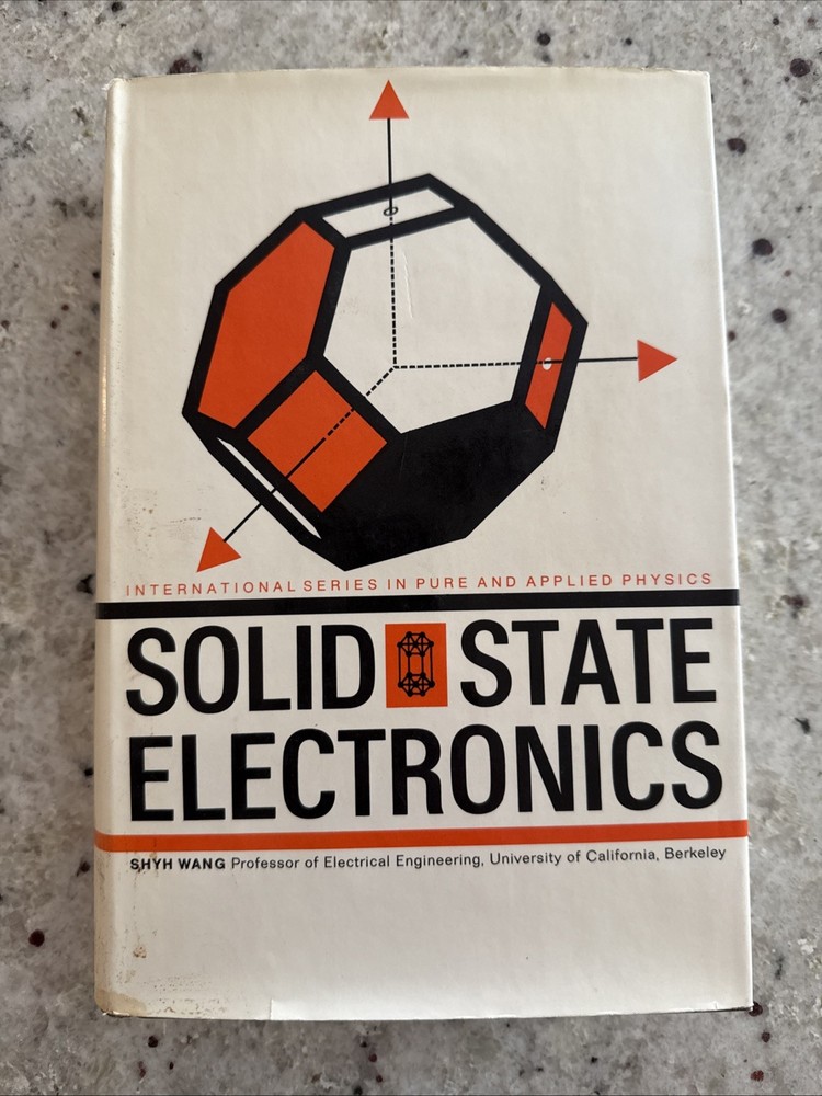 Vintage 1966 EE Solid State Electronics by Wang (Berkeley) Cloth DJ VG+ 1st