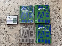Saxon Advanced Mathematics Math 2nd Edition Books Set Student Text Teacher