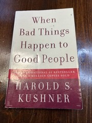 Harold S. Kushner When Bad Things Happen To Good People Novel Paperback