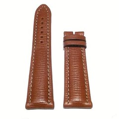 Breitling by Tradema cinturino cuoio marrone 24mm senza fibbia Breitling-24/22-M