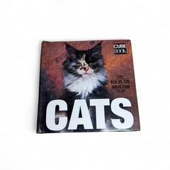 VTG Cats Cube Book 736 Pages Massive Photography Coffee Table Book Feline Art