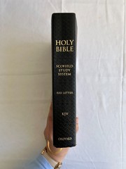 Scofield Study Bible III-KJV Black-Burgundy Basketweave Bonded Leather Cover