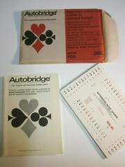 Autobridge Card Game Self Teaching Kit 1969 Parker Brothers Book Cards