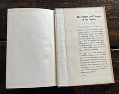 The Nature and Purpose of the Gospels (R. V. G. Tasker – 1944) Harper & Brothers