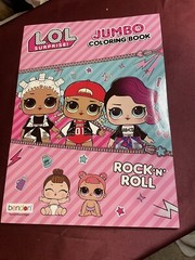 L.O.L. JUMBO Coloring Book. “Rock ‘n’ Roll” by Bendon