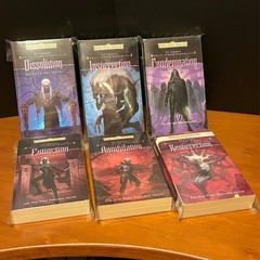 Forgotten Realms: Complete War of the Spider Queen Series 1-6, D&D Paperback Lot