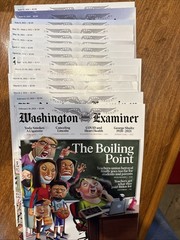 Lot Of 15 Washington Examiner Year 2021 , Feb -June Varied Weeks Magazines