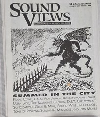 Sound Views #36 NYC Hardcore Punk Zine Cause For Alarm Suffocation Shift