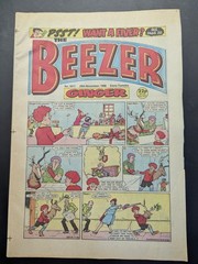 Beezer Comic No 1611, 29th November 1986, Ginger, D.C. Thomson