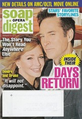 Soap Opera Digest Aug 2, 2011 DEIDRE HALL-DRAKE HOGESTYN-CADY MCCLAIN-MICHAEL P