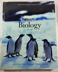 Campbell Biology: Bio 107, 2nd Custom Edition for Montgomery College, PB Book