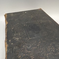 American Bible Society 1843 New Testament Psalms Leather Illustrated Bible Book