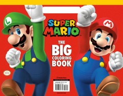 Super Mario: The Big Coloring Book (Nintendo) – Paperback By Random House – GOOD