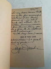 Run If You Can – Signed by Joyce Madison (1981 Pinnacle Books) Paperback