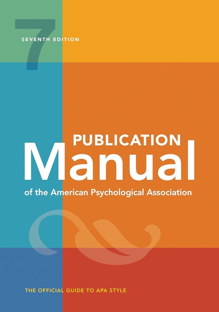 Publication Manual (Official) 7th Edition of the American Psychologica Hardcover