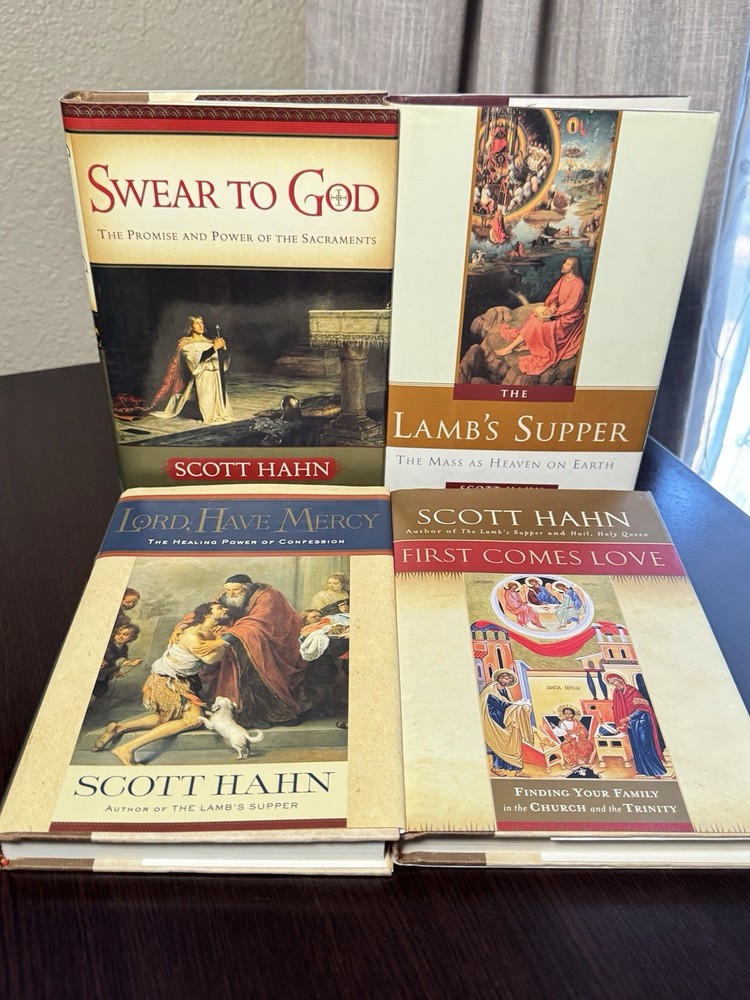 Scott Hahn | 4 Book HC/DJ Lot | First Editions | Catholic Theology |