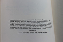 THE CHRONOLOGICAL HISTORY OF THE NEGRO IN AMERICA by Peter M. Bergman, First Ed.