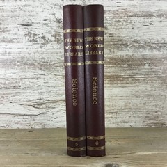 Vintage 1965 The New World Library Alcuin Press Volumes 5 & 6 Science Hardcover