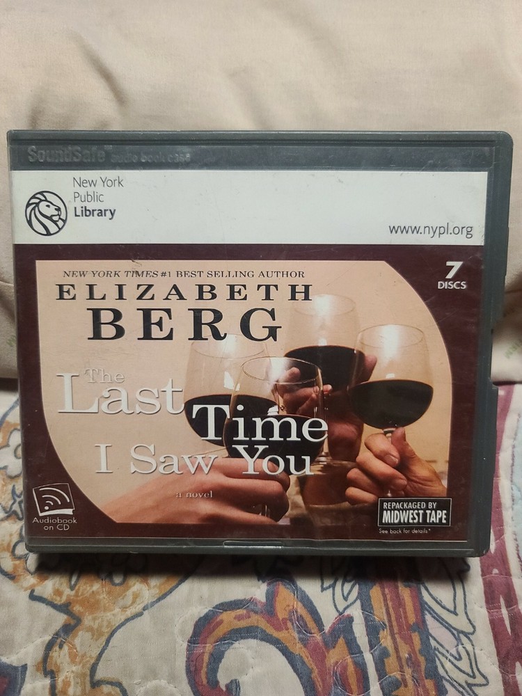 Shelf208 Audiobook~last time I saw you- Elizabeth berg- unabridged- 7 cds