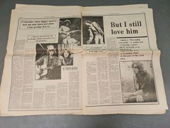 NME New Musical Express October 12th 1974 Jimmy Page Cover