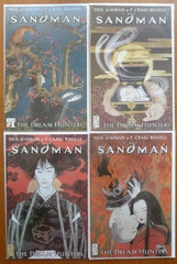 THE SANDMAN “DREAM HUNTERS” #1-4 SET–GAIMAN/RUSSELL-DC 2009 1ST PRINT–NM-2,3