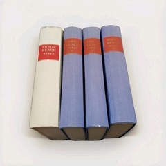 Wilhelm Busch Gesammelte Werke Vol 1–4 in 6 Bänden German Edition Hardcover
