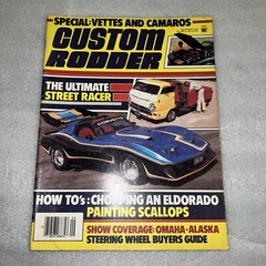 CUSTOM RODDER MAGAZINE September 1980 Special Vets And Camaros F1C