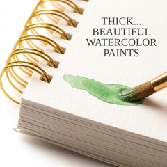 Beautiful Watercolor Book for Beginners – Guided Watercolor Painting Workbook w