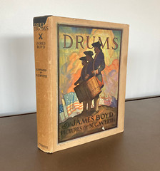 DRUMS by James Boyd, 1928. With first state dust-jacket —no ad for Smoky on back