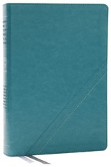 NKJV, Word Study Reference Bible, Leathersoft, Turquoise, Red Letter, Comfort…