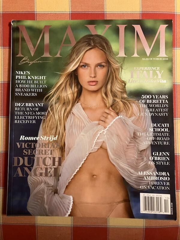 Maxim Magazine -Oct 2016 – Romee Strijd, Dez Bryant, Phil Knight