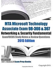 MTA Microsoft Technology Associate Exam 98-366 and 367 Networking