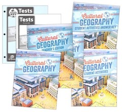 BJU Bob Jones 9th grade CULTURAL GEOGRAPHY 9 Complete Set Teacher Student 4th Ed