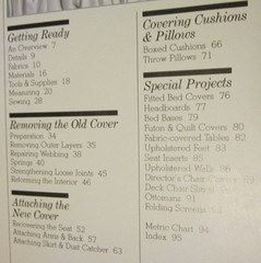 Upholstering & Recovering~Ortho Bks~Trade PB~96 pp~1989~Illustrated Color /Draw